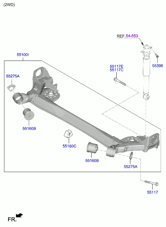 Рычаг задней подвески