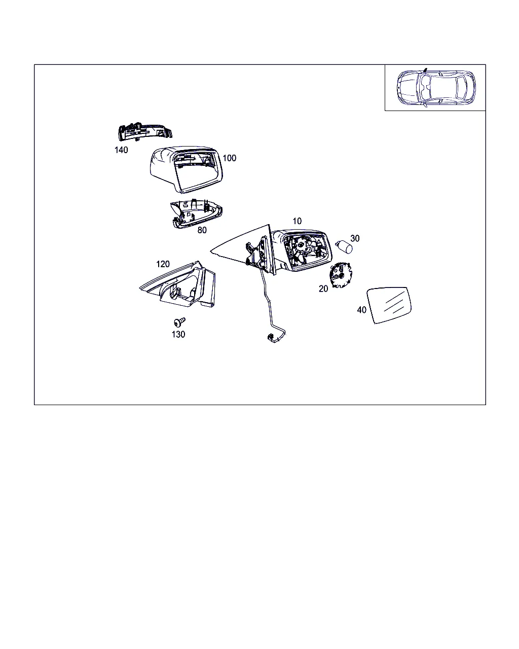 НАРУЖНОЕ ЗЕРКАЛО ПРАВОЕ