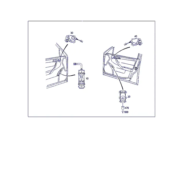 ВЫКЛЮЧАТЕЛЬ В ОБЛИЦОВКЕ ДВЕРИ СПЕРЕДИ