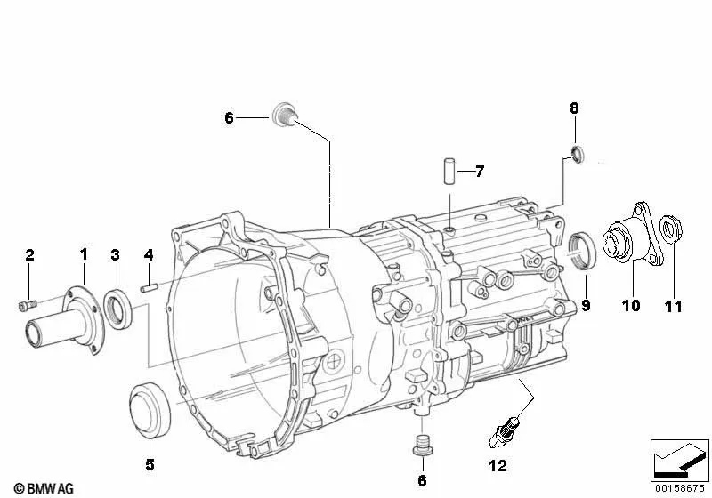 Уплотнения и дополнительные элементы МКПП GS6-37BZ/DZ
