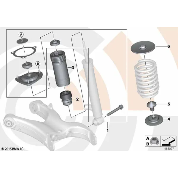 Ремкомплект опорного подшипника