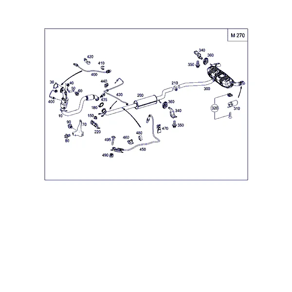 СИСТЕМА ВЫПУСКА ОГ ДЛЯ 4-ЦИЛ.БЕНЗ.АВТО- МОБИЛЕЙ