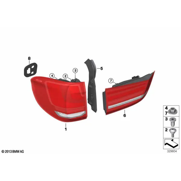 Блок задних фонарей