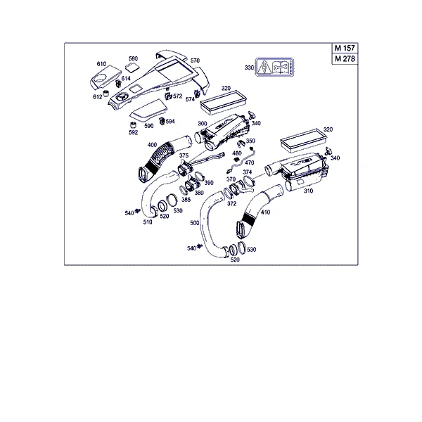ВОЗДУХОЗАБОРНИК БЕНЗИНОВЫХ А/М