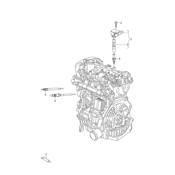 Катушка зажигания Свеча зажигания Свеча накаливания