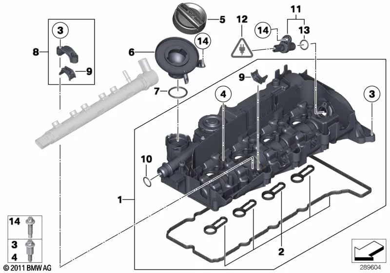 Крышка головки блока цилиндров