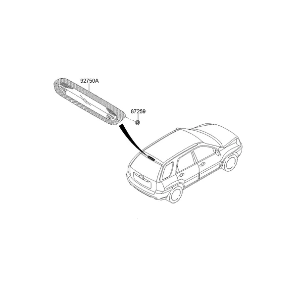 HIGH MOUNTED STOP LAMP