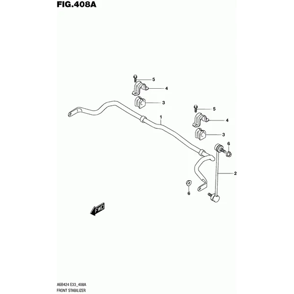 408A - ПЕРЕДНИЙ СТАБИЛИЗАТОР
