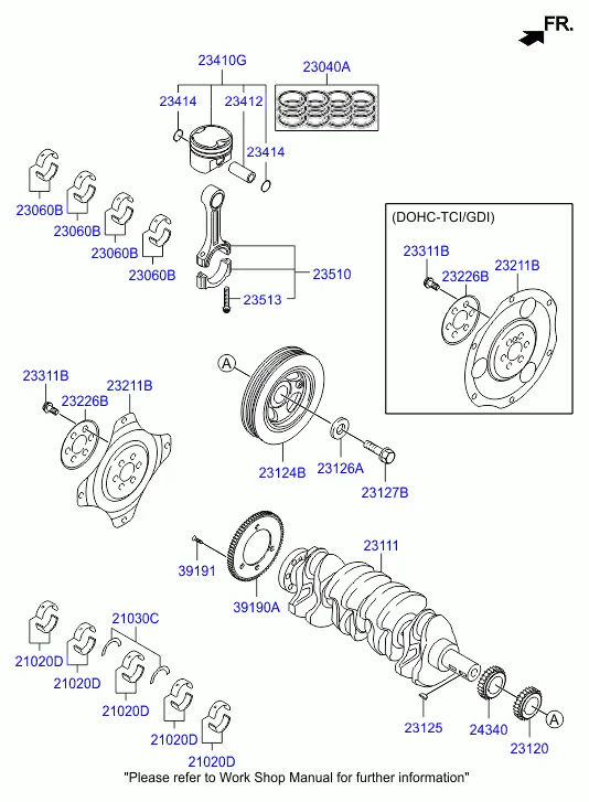 коленвал и пистон