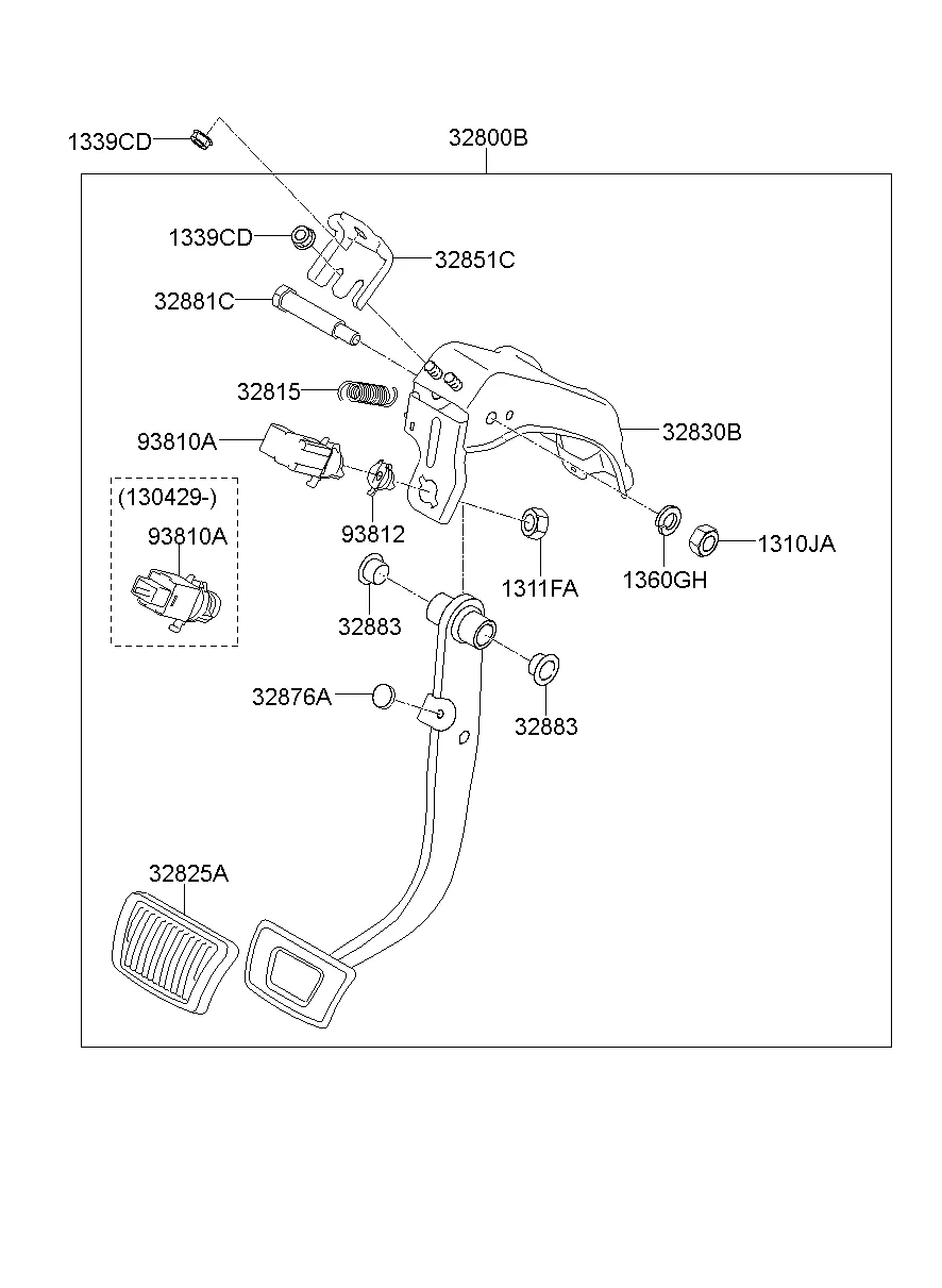 BRAKE & CLUTCH PEDAL; 2