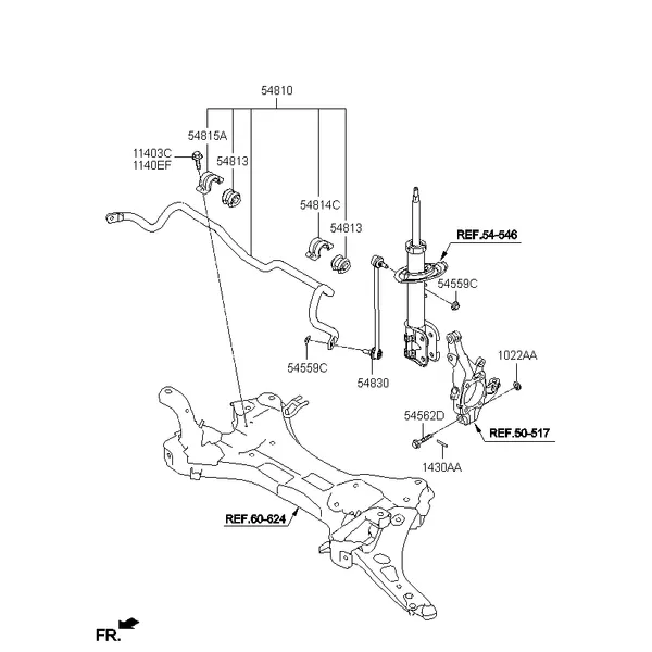 FRONT SUSPENSION CONTROL ARM