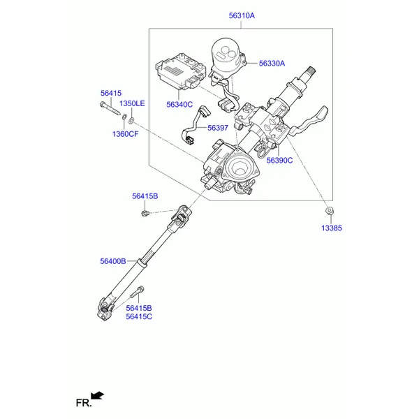 Рулевая колонка и вал