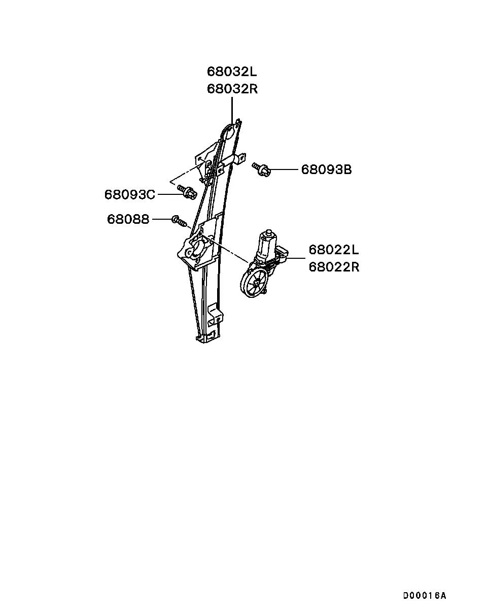 ДВЕРИ - СТЕКЛОПОДЪЕМНИК ЗАДНЕЙ ДВЕРИ