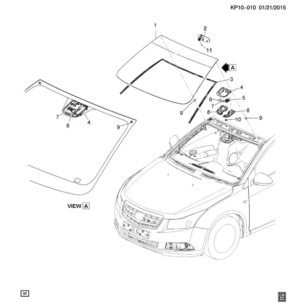 ДЕКОРАТИВНАЯ РАМКА И ФУРНИТУРА ВЕТРОВОГО СТЕКЛА