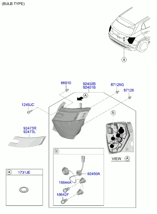 задняя фара