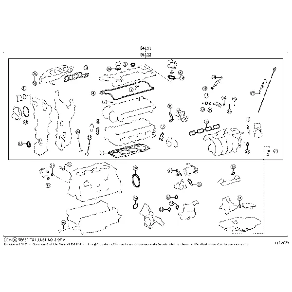 ENGINE OVERHAUL GASKET KIT