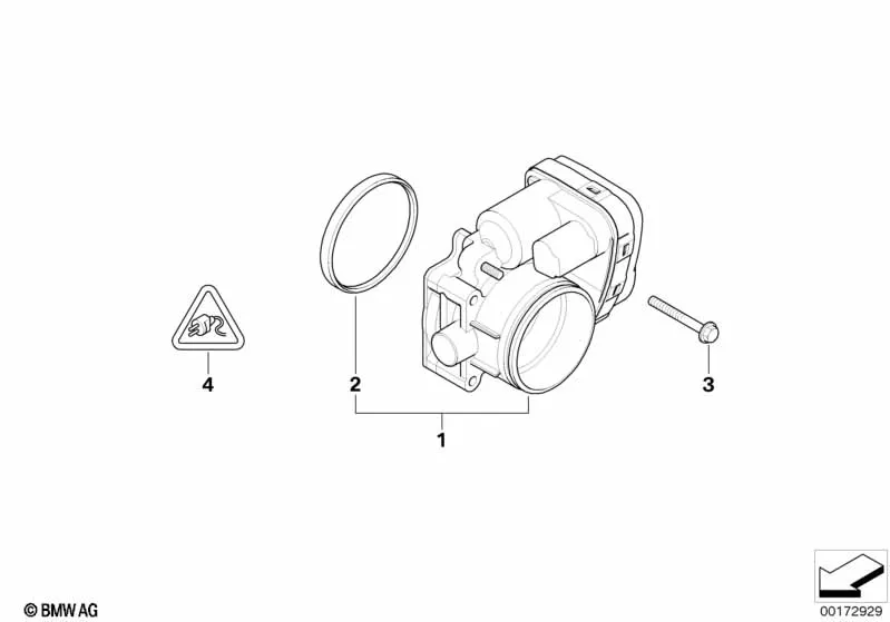 Корпус дроссельной заслонки