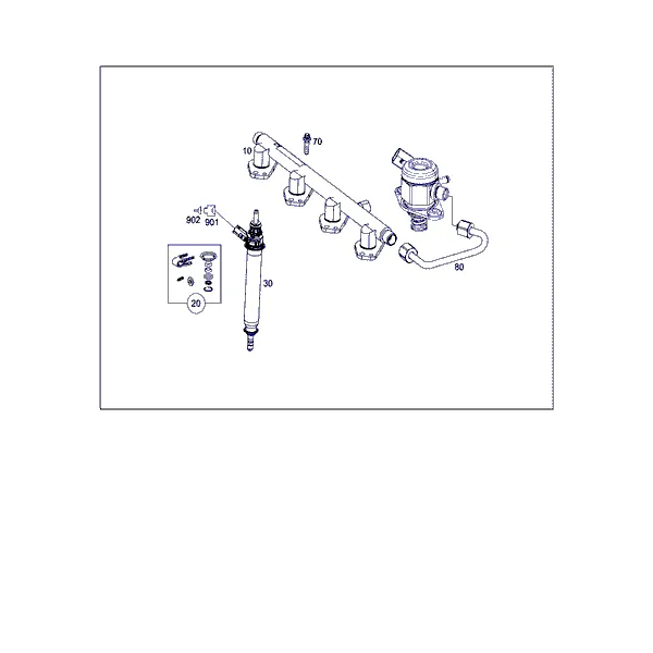 ТОПЛИВНАЯ РАМПА, ТОПЛИВОПРОВОДЫ И ТОПЛИВНЫЕ ФОРСУНКИ