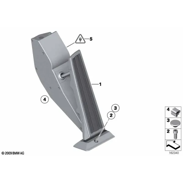 Привод педали аксел./модуль педали акс.