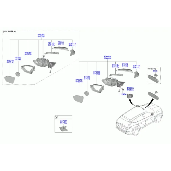 MIRROR-OUTSIDE REAR VIEW