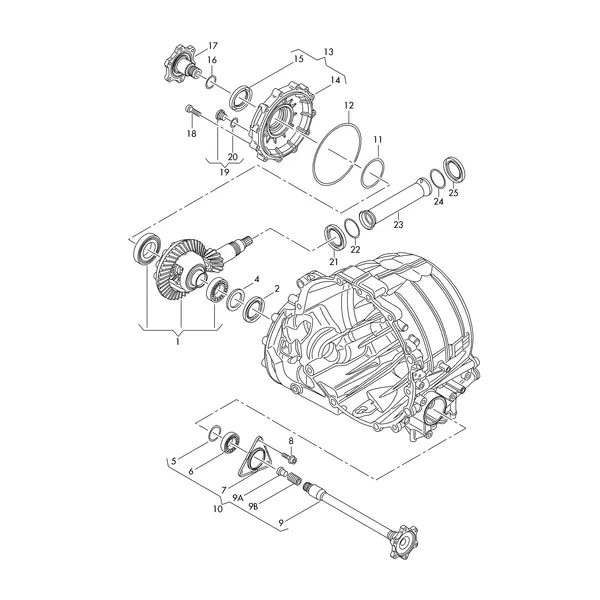 Дифференциал Главная пара 6-ступенчатая АКП