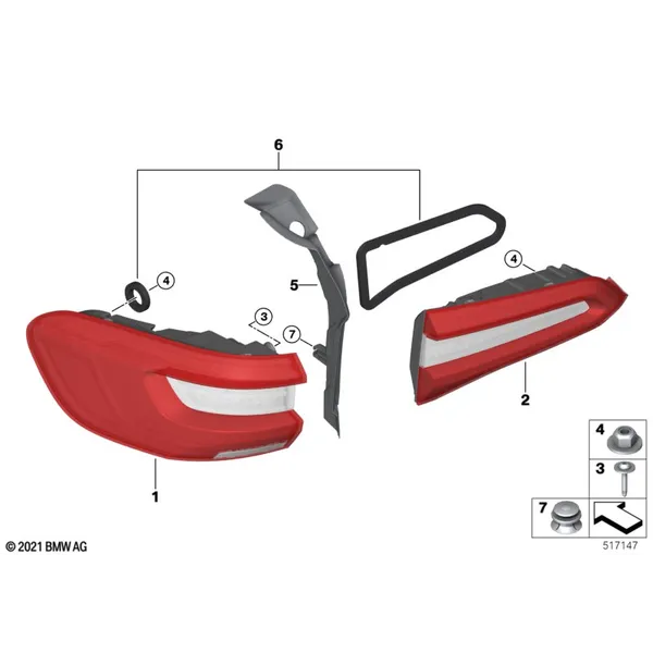 Блок задних фонарей