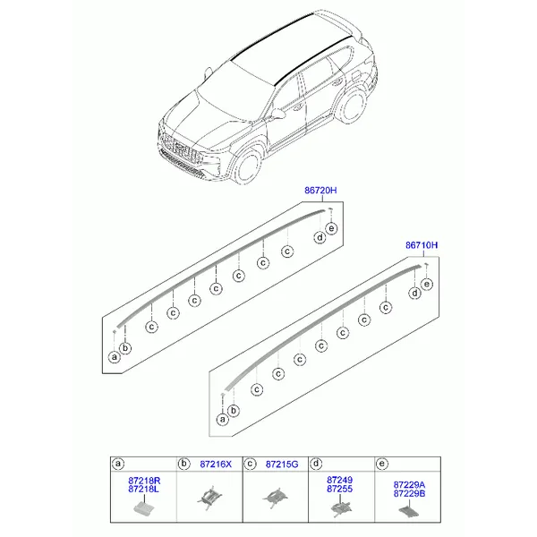 накладка на крышу и задний спойлер