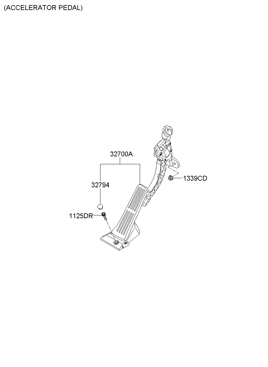 ACCELERATOR PEDAL; 1