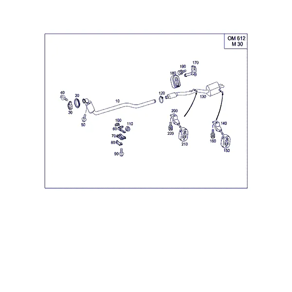 СИСТЕМА ВЫПУСКА ПРИ 5-ЦИЛ. ДИЗЕЛЬН. А/М