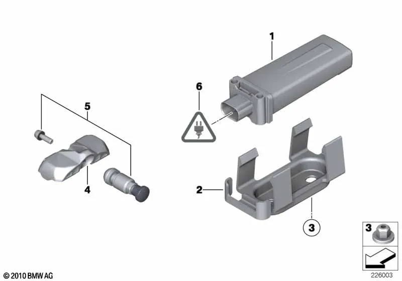 ЭБУ сист.контроля давления в шинах (RDC)