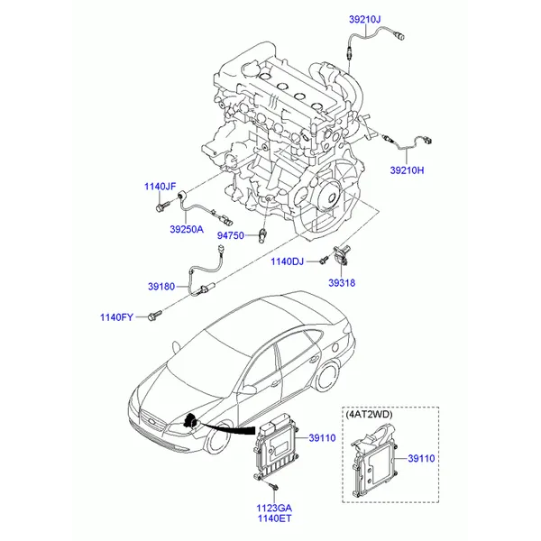 электронный блок управления двигателем