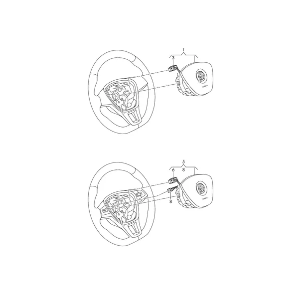 Модуль подуш. безоп. для руля