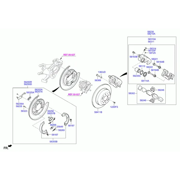 тормозной механизм заднего колеса