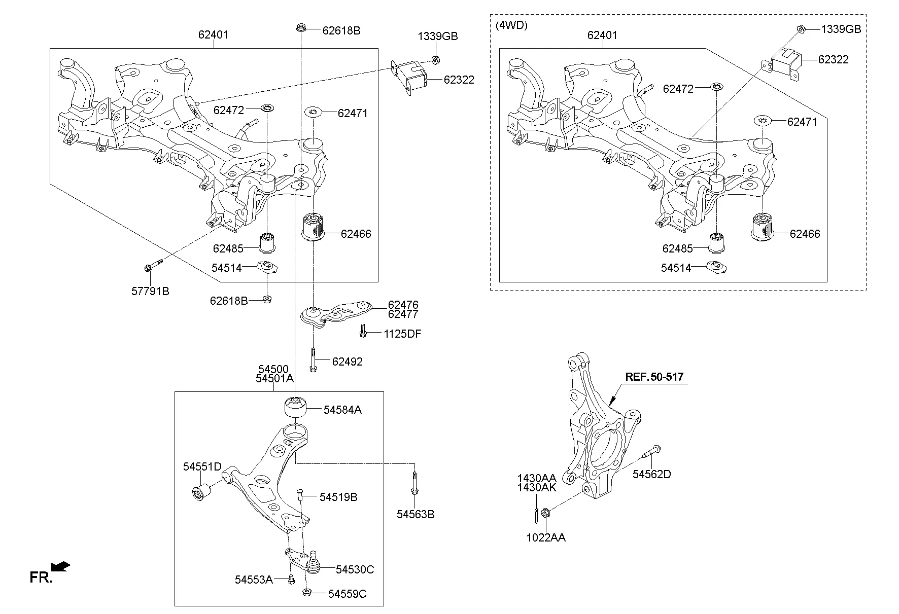 FRONT SUSPENSION CROSSMEMBER