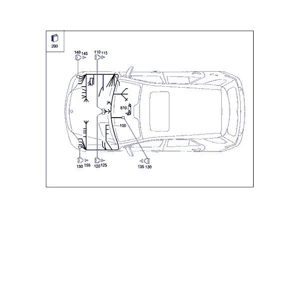 ЖГУТ ЭЛ.ПРОВОДКИ ДВИГАТЕЛЯ НА КУЗОВЕ