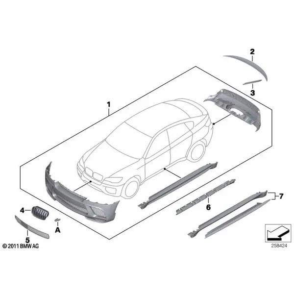 Аэродинам.принадлежности M Performance