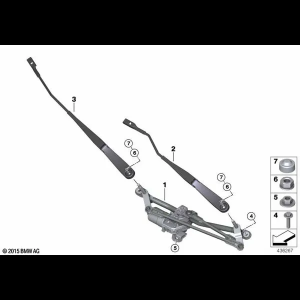 Детали стеклоочистителя