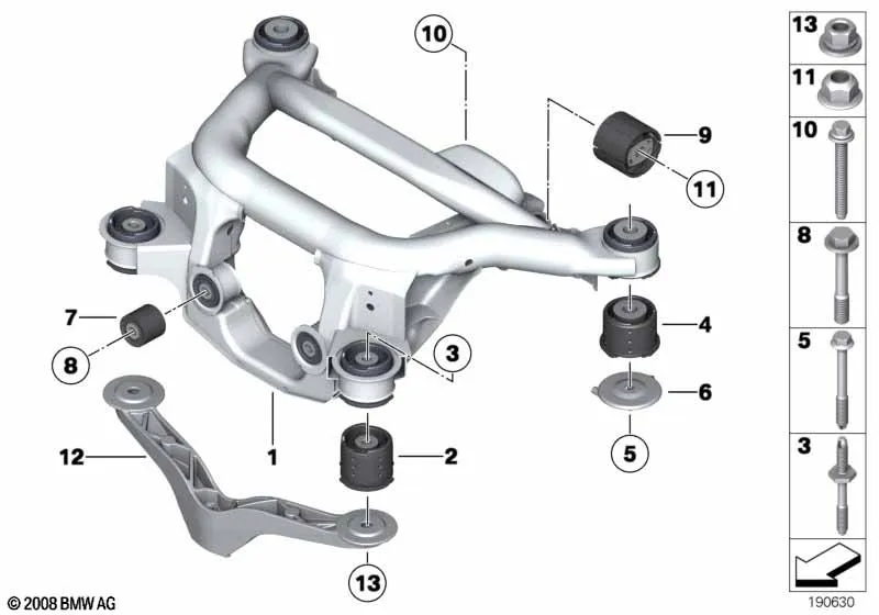 балка заднего моста