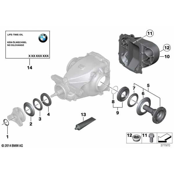 детали редуктора заднего моста