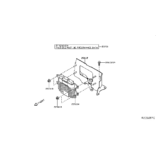 Электронный блок управления двигателем; ENGINE CONTROL MODULE