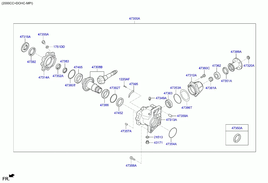 коробка раздаточная в сборе
