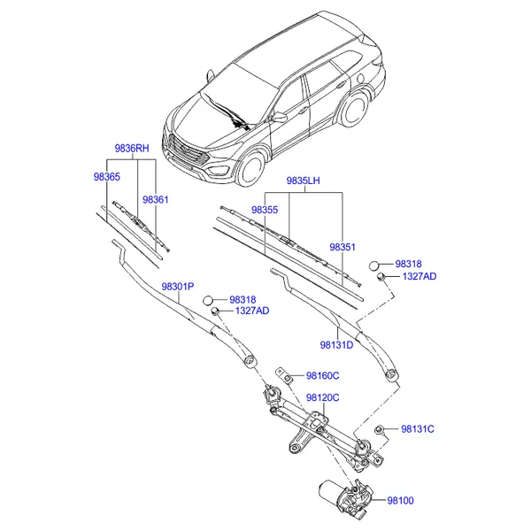 стеклоочиститель ветрового стекла