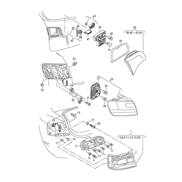 Задний фонарь