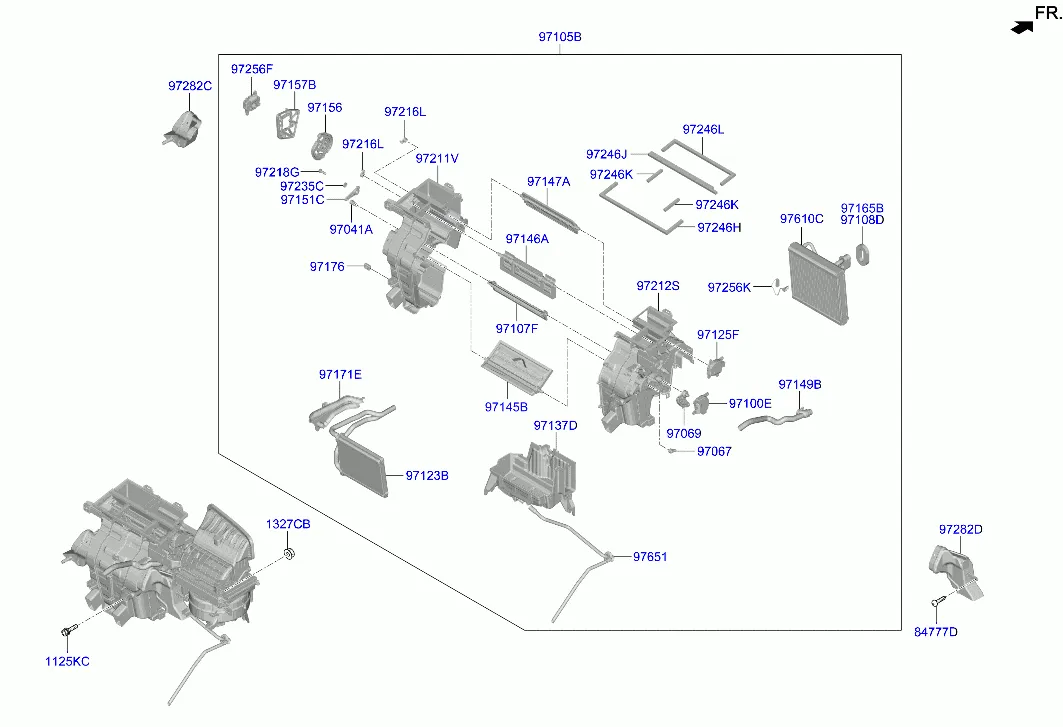 Климатическая установка - отопитель и вентилятор