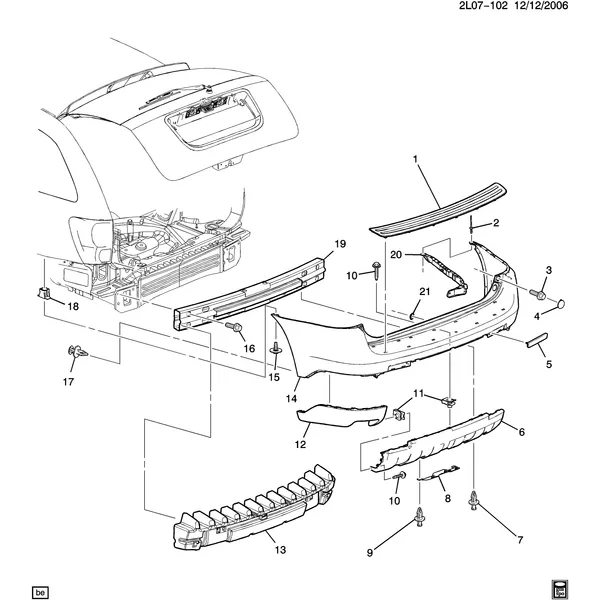BUMPER/REAR