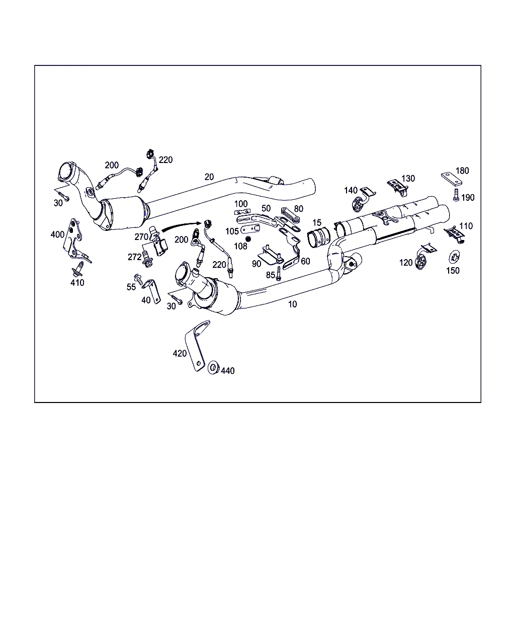 СИСТЕМА ВЫПУСКА ОГ ДЛЯ 8-ЦИЛ. БЕНЗ. АВТОМОБИЛЕЙ