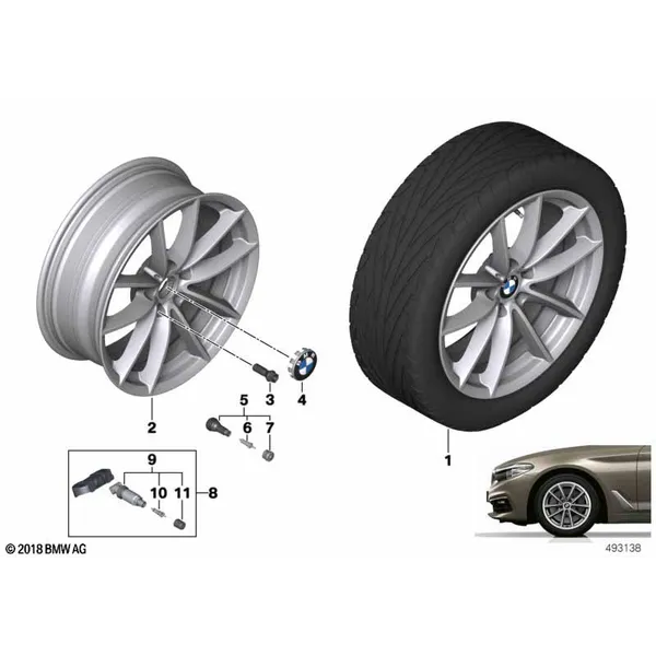 BMW LM Rad V-Speiche 618 - 18"