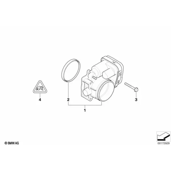 Корпус дроссельной заслонки