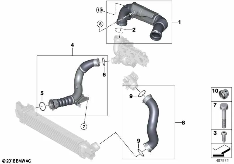 Воздуховод наддувочного воздуха