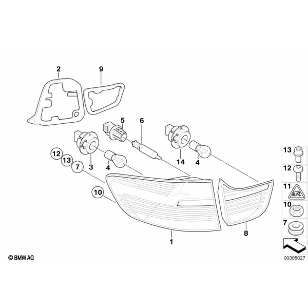 Блок задних фонарей